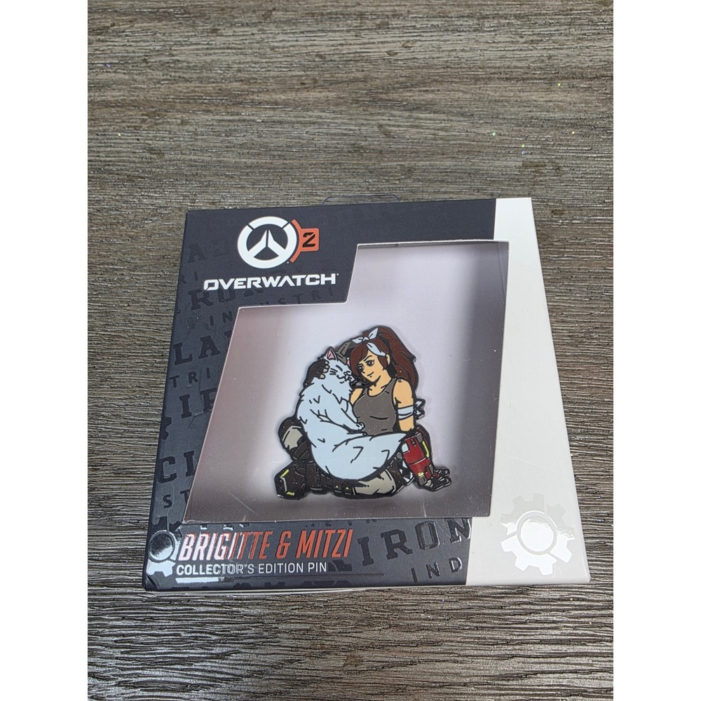 Blizzard Overwatch 2 Brigitte & Mitzi Collector's Edition Enamel Pin LE 2500 NIB